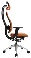 Topstar Bürostuhl OPEN ART, J1700S14 Stoff orange, Gestell silber
