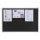 FRANKEN Pinnwand X-tra!Line 60,0 x 45,0 cm Textil schwarz
