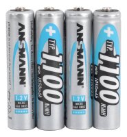 ANSMANN Akkus Ni-MH Micro AAA 1.050 mAh, 4 St.