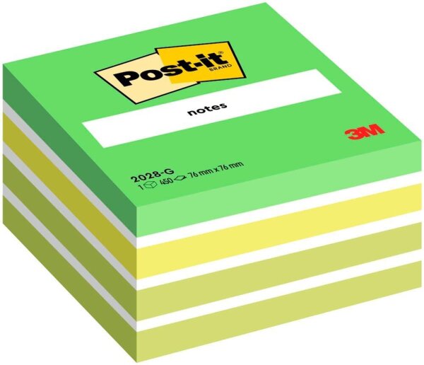 Post-it® Haftnotizen 2028G farbsortiert, 1 St.