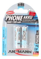 ANSMANN Akkus PHONE Ni-MH Mignon AA 1.300 mAh, 2 St.