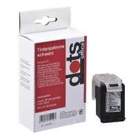 dots  schwarz Druckerpatrone kompatibel zu HP 338 (C8765EE)