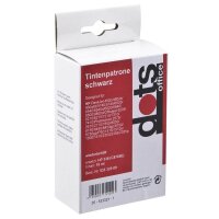 dots  schwarz Druckerpatrone kompatibel zu HP 338 (C8765EE)