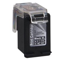 dots  schwarz Druckerpatrone kompatibel zu HP 300XL...