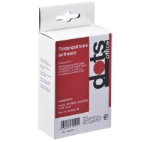 dots  schwarz Druckerpatrone kompatibel zu HP 300XL (CC641EE)