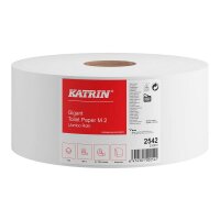 KATRIN Jumbo-Toilettenpapier Gigant M2 2-lagig, 6 Rollen
