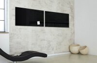 SIGEL Glas-Magnettafel artverum®  130,0 x 55,0 cm schwarz