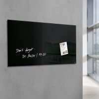 SIGEL Glas-Magnettafel artverum®  130,0 x 55,0 cm schwarz