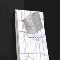 SIGEL Glas-Magnettafel artverum®  130,0 x 55,0 cm schwarz