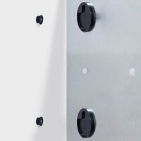 SIGEL Glas-Magnettafel artverum®  130,0 x 55,0 cm schwarz