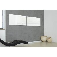 SIGEL Glas-Magnettafel artverum®  130,0 x 55,0 cm weiß