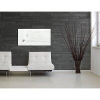 SIGEL Glas-Magnettafel artverum®  130,0 x 55,0 cm weiß