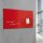 SIGEL Glas-Magnettafel artverum®  130,0 x 55,0 cm rot