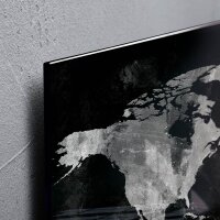 SIGEL Glas-Magnettafel artverum® 130,0 x 55,0 cm World-Map