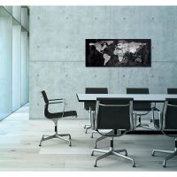 SIGEL Glas-Magnettafel artverum® 130,0 x 55,0 cm World-Map