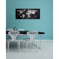 SIGEL Glas-Magnettafel artverum® 130,0 x 55,0 cm World-Map