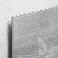 SIGEL Glas-Magnettafel artverum®  130,0 x 55,0 cm Design Sichtbeton