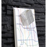 SIGEL Glas-Magnettafel artverum®  130,0 x 55,0 cm Design Schiefer-Stone