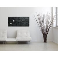 SIGEL Glas-Magnettafel artverum®  130,0 x 55,0 cm Design Schiefer-Stone