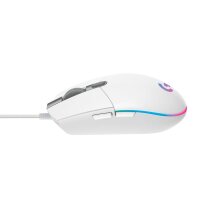 Logitech G203 Gaming Maus kabelgebunden weiß