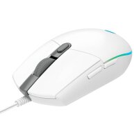 Logitech G203 Gaming Maus kabelgebunden weiß