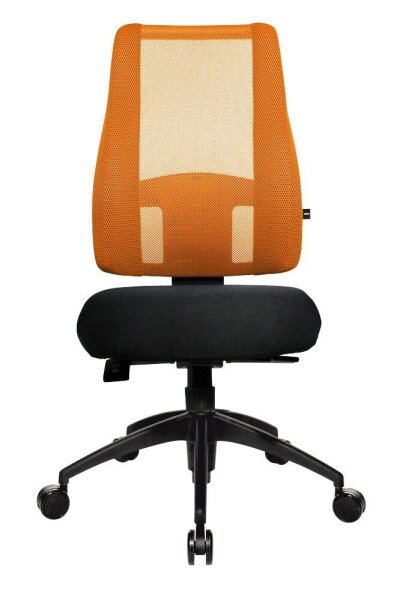 Topstar Bürostuhl Lady Sitness® Deluxe, LT20B0W504 Stoff orange, Gestell schwarz