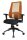 Topstar Bürostuhl Lady Sitness® Deluxe, LT20B0W504 Stoff orange, Gestell schwarz