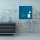 SIGEL Glas-Magnettafel artverum® GL252 48,0 x 48,0 cm petrolblau