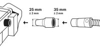 BOSCH Rohradapter für Nass-/Trockensauger, 1 St.