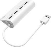 hama USB-Hub 4-fach weiß