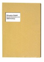 MAILmedia Faltentaschen DIN C4 mit Fenster braun mit 2,0 cm Falte, 100 St.