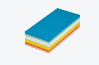 MAUL Moderationskarten farbsortiert 20,5 x 9,5 cm, 250 St.