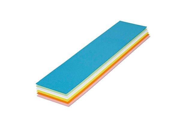 MAUL Moderationskarten farbsortiert 9,5 x 42,5 cm, 50 St.