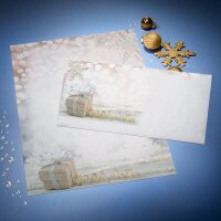 SIGEL Weihnachtsbriefumschläge Christmas Surprise DIN lang ohne Fenster