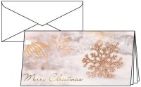 10 SIGEL Weihnachtskarten Winter Passion DIN lang