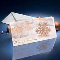 10 SIGEL Weihnachtskarten Winter Passion DIN lang