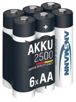 4 + 2 GRATIS: ANSMANN Akkus Photo Ni-MH Mignon AA 2.400...