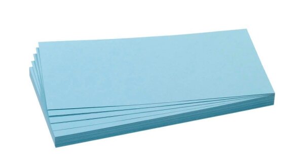 FRANKEN Moderationskarten blau 9,5 x 20,5 cm, 500 Blatt