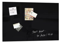 SIGEL Glas-Magnettafel artverum® 60,0 x 40,0 cm schwarz