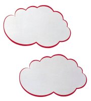 FRANKEN Moderationskarten weiß, rot 14,0 x 23,0 cm,...