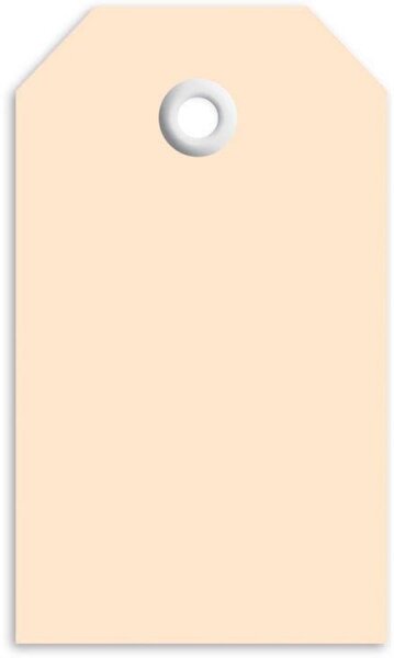 HERMA Hängeetiketten braun 35,0 x 60,0 mm Colli-Anhänger, aus glattem braunem Karton, mit abgeschrägten Ecken, 1.000 St.