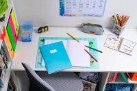 HERMA Heftumschlag hellblau Karton DIN A4, 1 St.