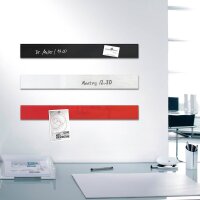 SIGEL Glas-Magnettafel artverum® 12,0 x 78,0 cm schwarz