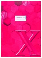 HERMA Heftumschlag X pink Karton DIN A4, 1 St.