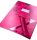 HERMA Heftumschlag X pink Karton DIN A4, 1 St.