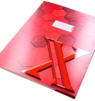 HERMA Heftumschlag X rot Karton DIN A4, 1 St.