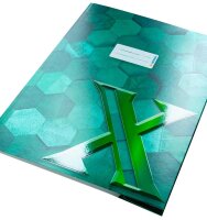 HERMA Heftumschlag X dunkelgrün Karton DIN A4, 1 St.