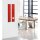 SIGEL Glas-Magnettafel artverum© 12,0 x 78,0 cm rot