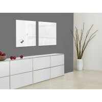 SIGEL Glas-Magnettafel artverum® 48,0 x 48,0 cm weiß