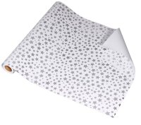 JUNG SCHÖNER VERPACKEN Geschenkpapier Diadem silber...
